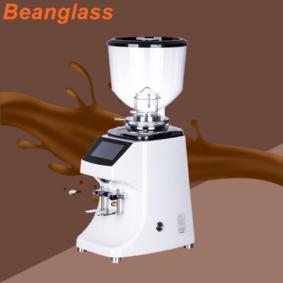 83mm ফ্ল্যাট Burr কফি মিলার ইলেকট্রিক এসপ্রেসো পেষকদন্ত সাদা