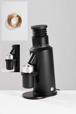 1400RPM হোম ইউজ কফি গ্রাইন্ডার ফ্ল্যাট 64mm Burr কালো সাদা রঙ